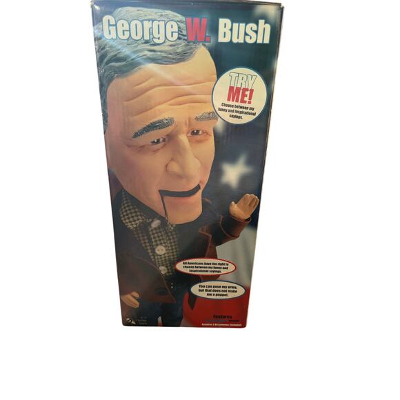 George W Bush Animated Figure 12" Gemmy Talking/Head Turning Doll-NIB - Picture 3 of 4
